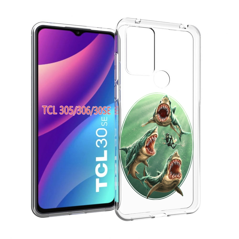 

Чехол MyPads синяя бездна для TCL 30SE/305/306/30E, Tocco