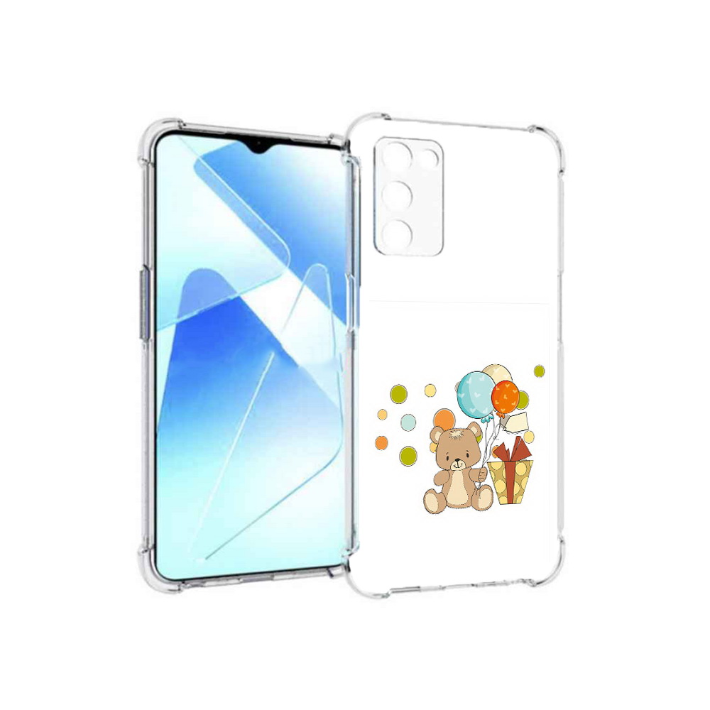

Чехол MyPads Tocco для Infinix Zero X Pro медвеженок с подарком, Прозрачный, Tocco