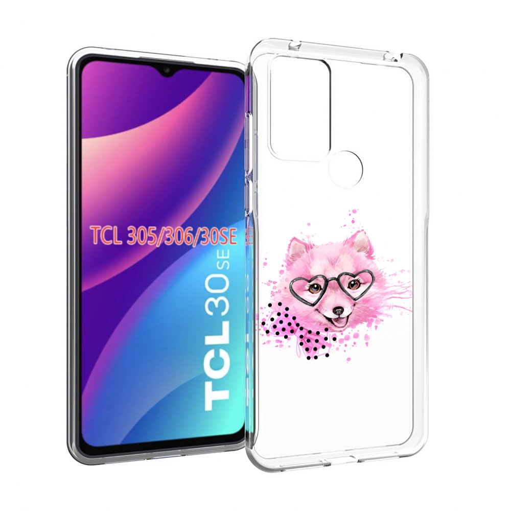 

Чехол MyPads розовый волченок для TCL 30SE/305/306/30E, Tocco