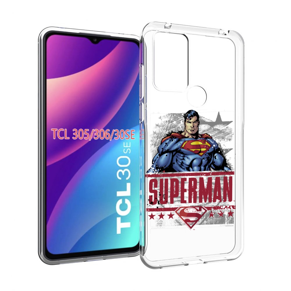 

Чехол MyPads рисунок супермен для TCL 30SE/305/306/30E, Tocco