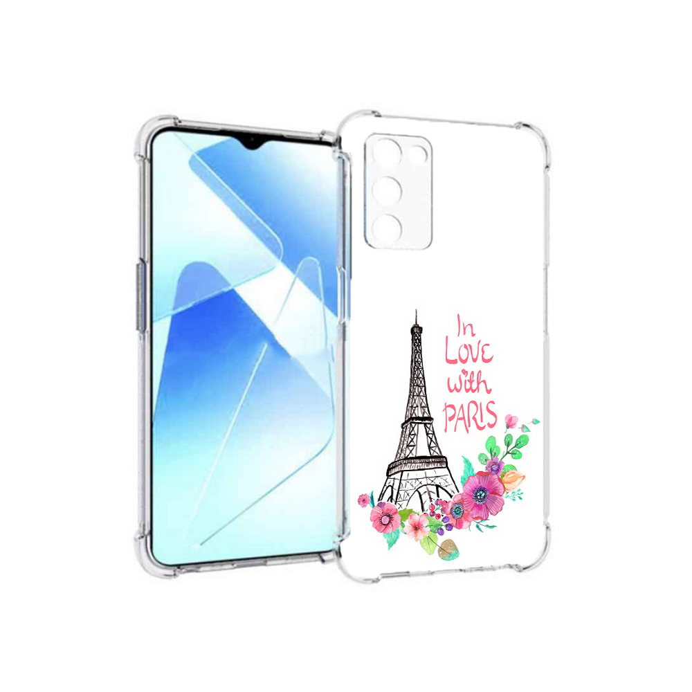 

Чехол MyPads Tocco для Infinix Zero X Pro любимый париж, Прозрачный, Tocco