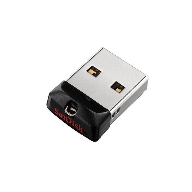 

Флеш-память SanDisk Cruzer Fit, 64Gb, USB 2.0, черный, SDCZ33-064G-G35
