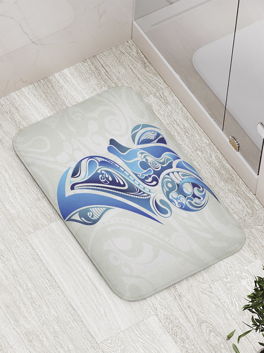 

Коврик противоскользящий для ванной, сауны, бассейна, 77х52 см bath_61003 JoyArty