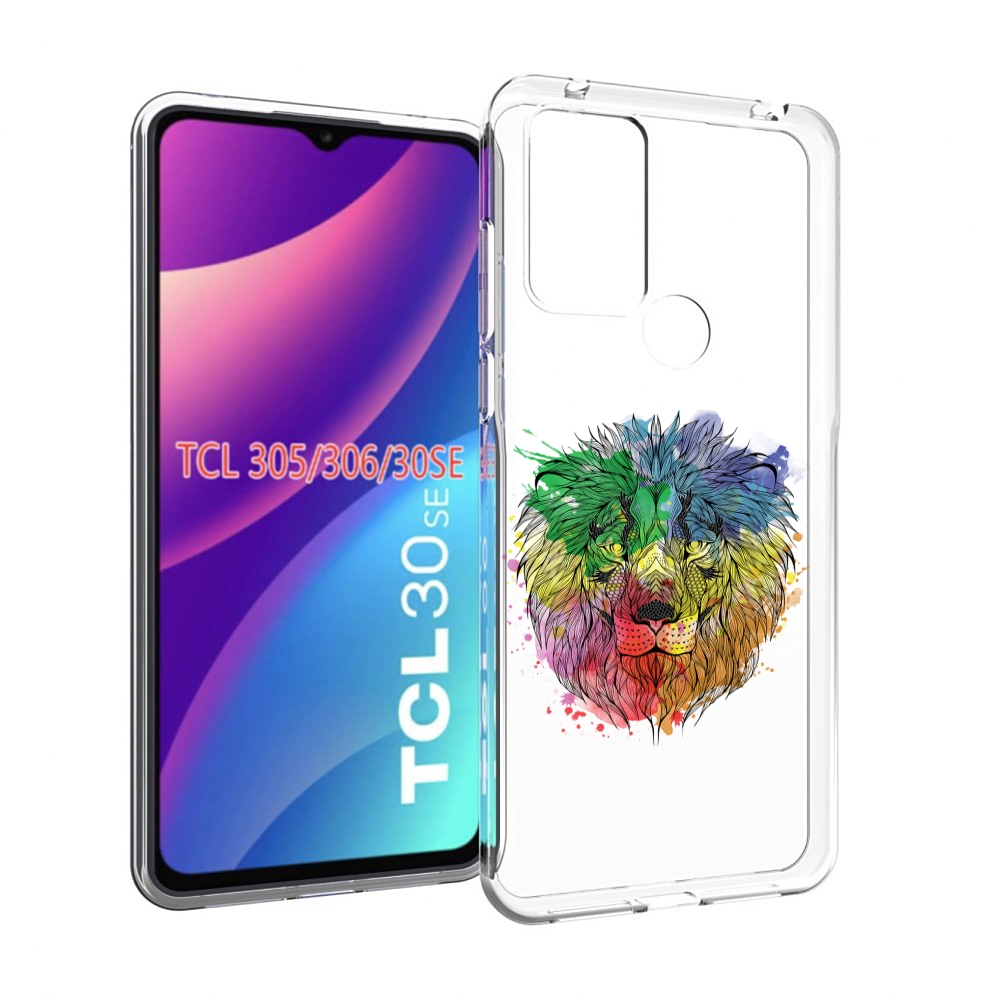 

Чехол MyPads разноцветный гордый лев для TCL 30SE/305/306/30E, Tocco