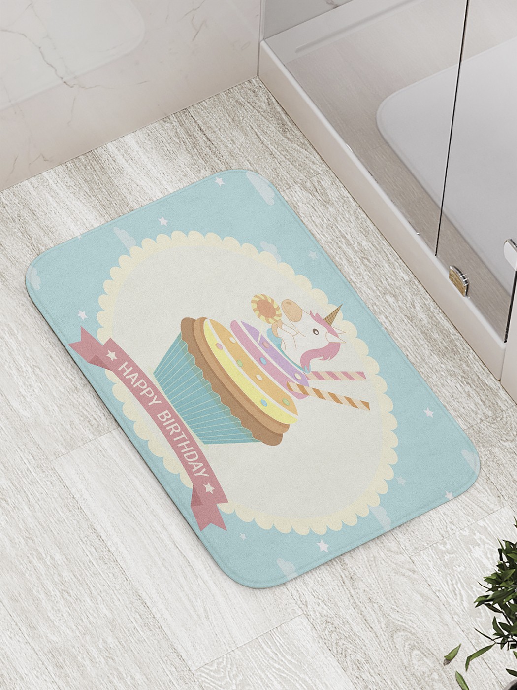 

Коврик противоскользящий для ванной, сауны, бассейна, 77х52 см bath_60935 JoyArty