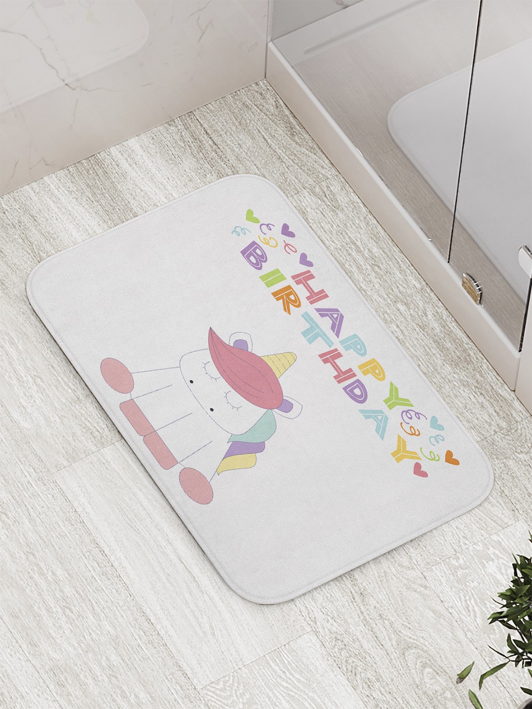 

Коврик противоскользящий для ванной, сауны, бассейна, 77х52 см bath_60933 JoyArty