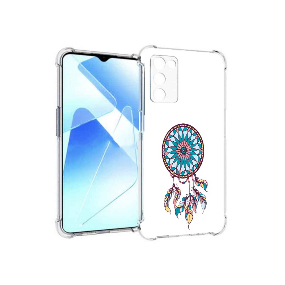 

Чехол MyPads Tocco для Infinix Zero X Pro ловец снов синий, Прозрачный, Tocco
