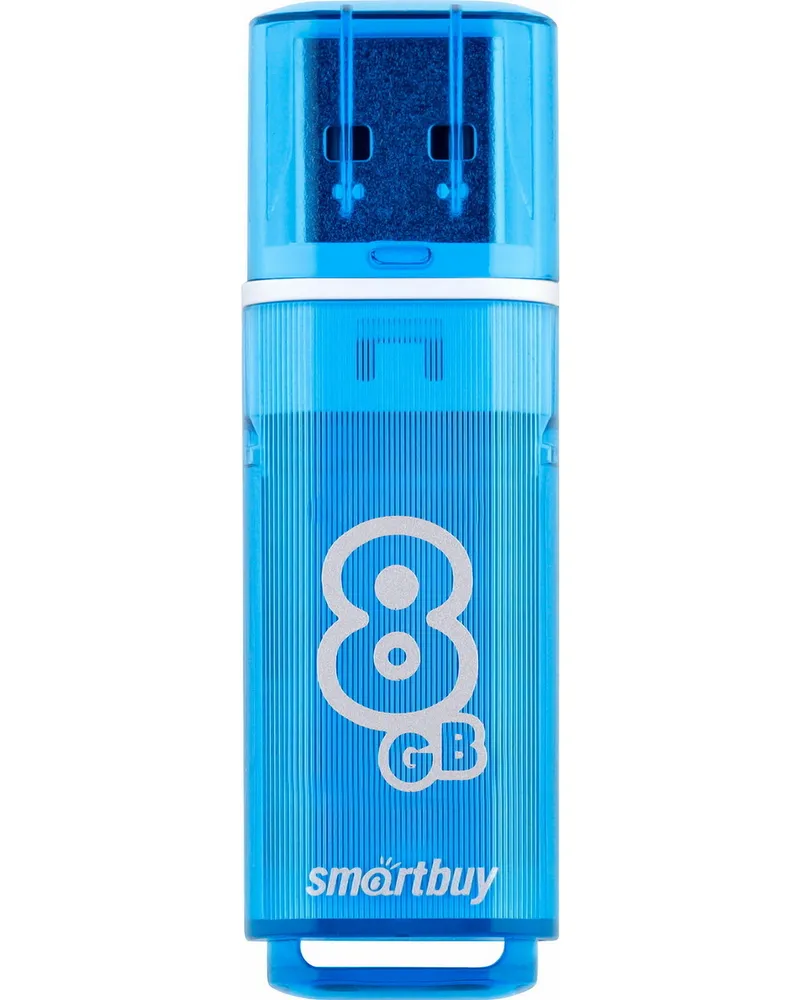 

Флешка Smartbuy Glossy 8 ГБ голубой (SB8GBGS-B), Glossy