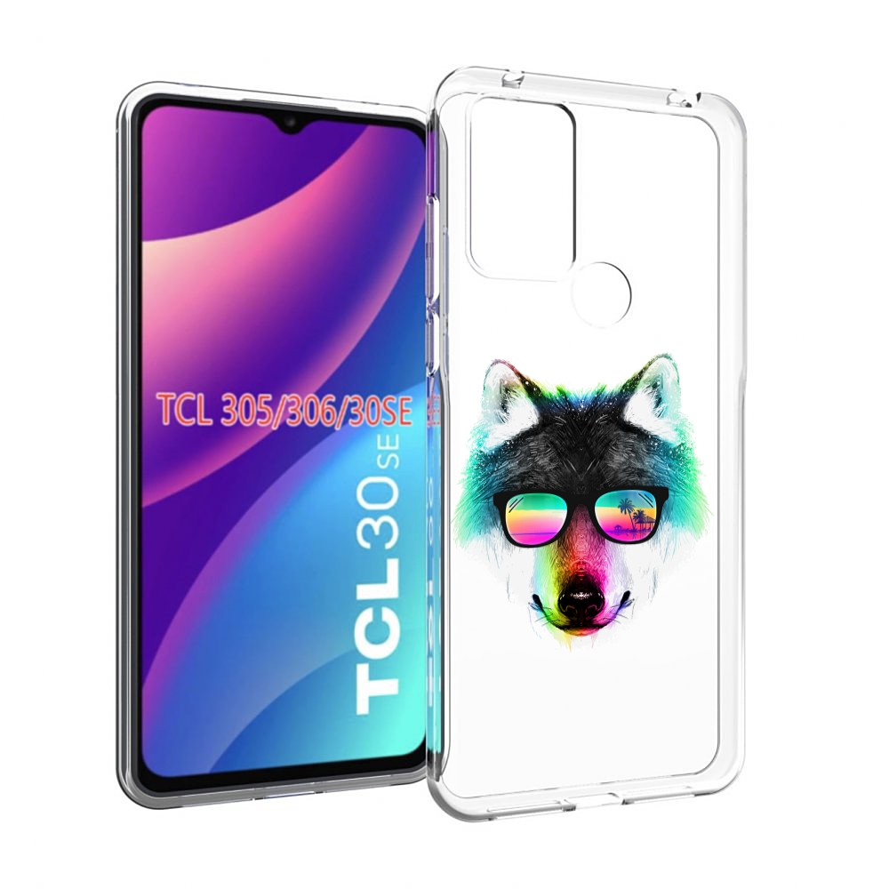 

Чехол MyPads радужный волк для TCL 30SE/305/306/30E, Tocco