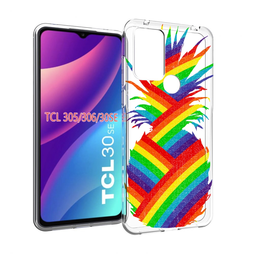

Чехол MyPads радужный ананас для TCL 30SE/305/306/30E, Tocco