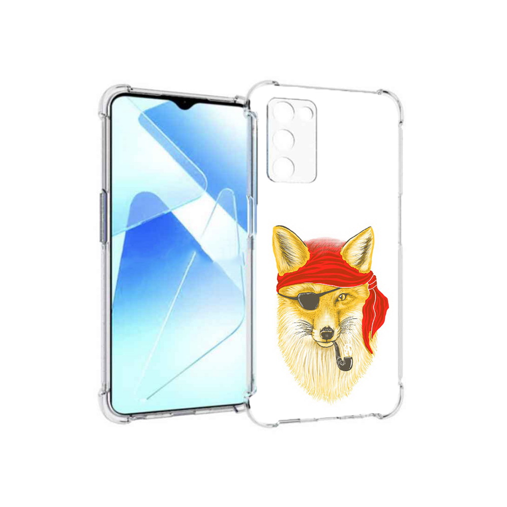

Чехол MyPads Tocco для Infinix Zero X Pro лиса-пират, Прозрачный, Tocco