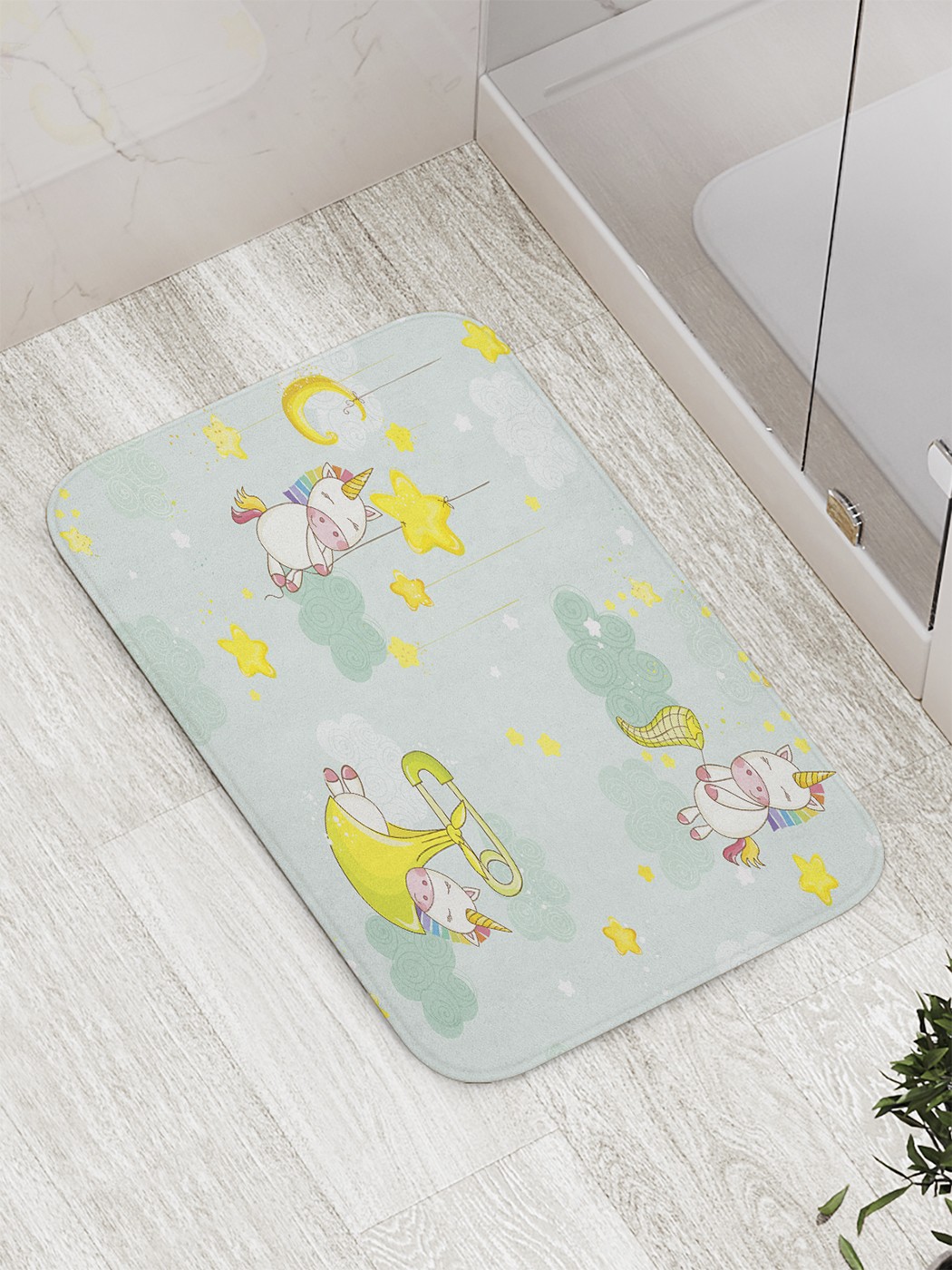 

Коврик противоскользящий для ванной, сауны, бассейна, 77х52 см bath_60919 JoyArty