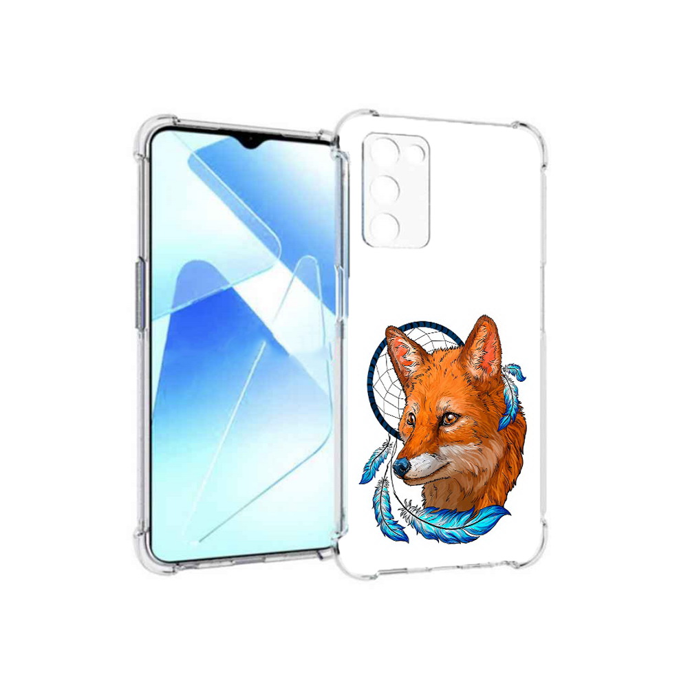 

Чехол MyPads Tocco для Infinix Zero X Pro лиса и ловец снов, Прозрачный, Tocco
