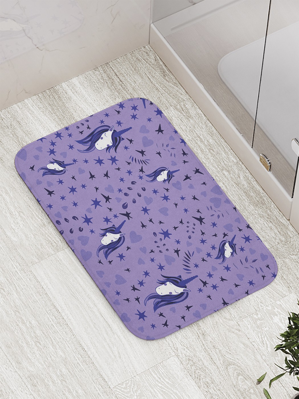

Коврик противоскользящий для ванной, сауны, бассейна, 77х52 см bath_60916 JoyArty