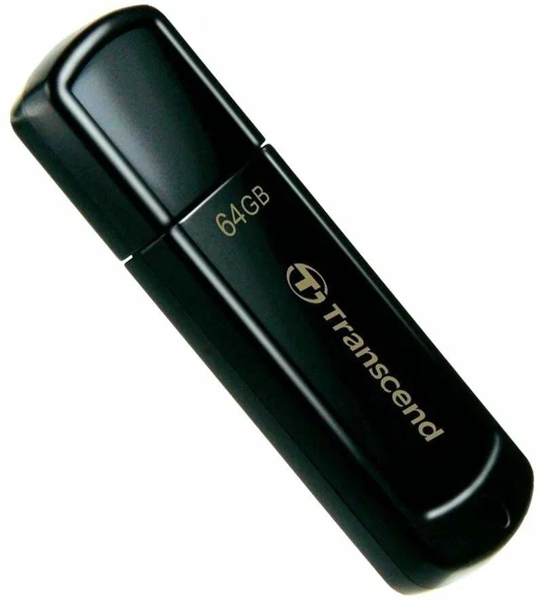 

Флешка TRANSCEND JetFlash 350 64 ГБ черный (TS64GJF350), JetFlash 350