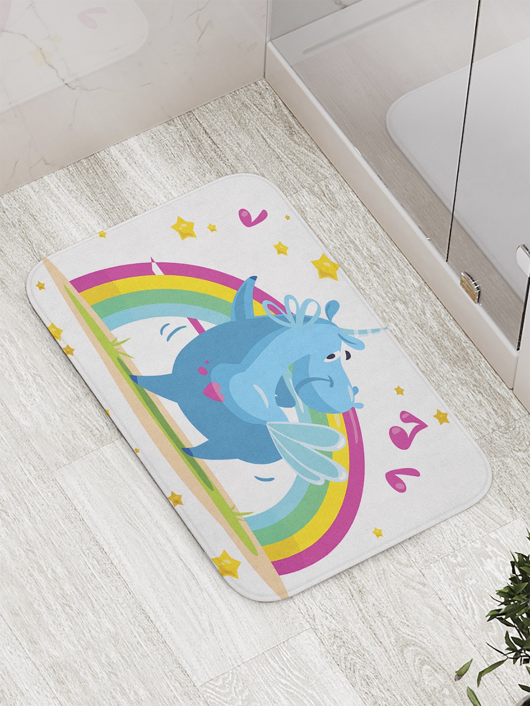 

Коврик противоскользящий для ванной, сауны, бассейна, 77х52 см bath_60913 JoyArty