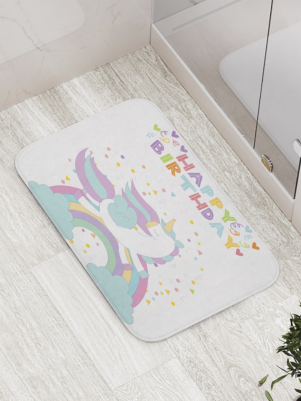 

Коврик противоскользящий для ванной, сауны, бассейна, 77х52 см bath_60910 JoyArty