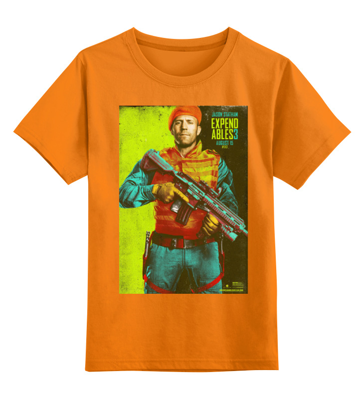 

Детская футболка классическая Printio Expendables iii statham colors, р. 152, Оранжевый, 0000000707541