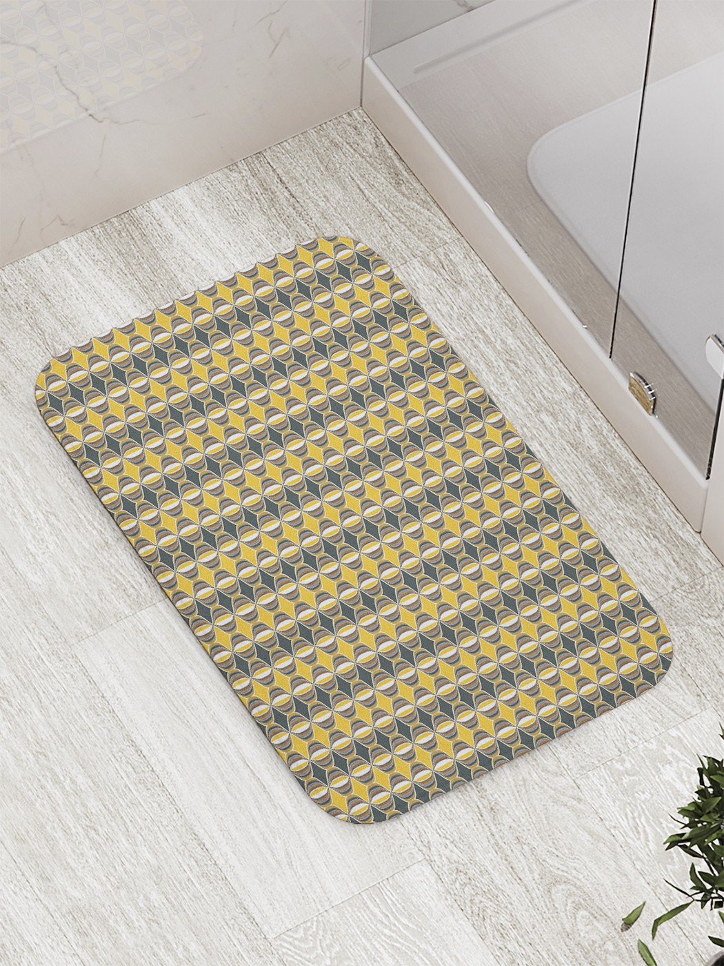

Коврик противоскользящий для ванной, сауны, бассейна, 77х52 см bath_60861 JoyArty