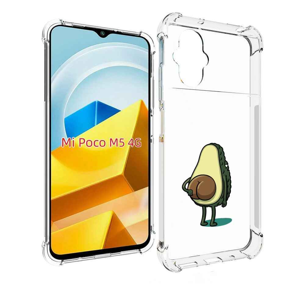 

Чехол MyPads Tocco для Xiaomi M5 смешной авокадо сзади, Прозрачный, Tocco