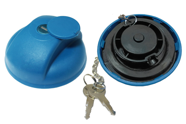 Крышка бензобака AdBlue D-60мм с ключом и защитой, пластик (IVECO, 1526674) AT AT20653