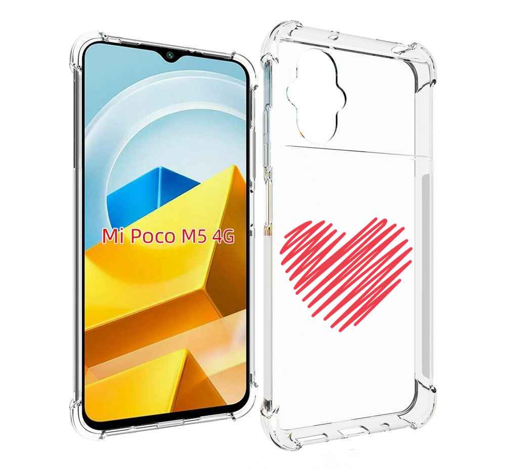 

Чехол MyPads Tocco для Xiaomi M5 сердечко-одной-линией, Прозрачный, Tocco