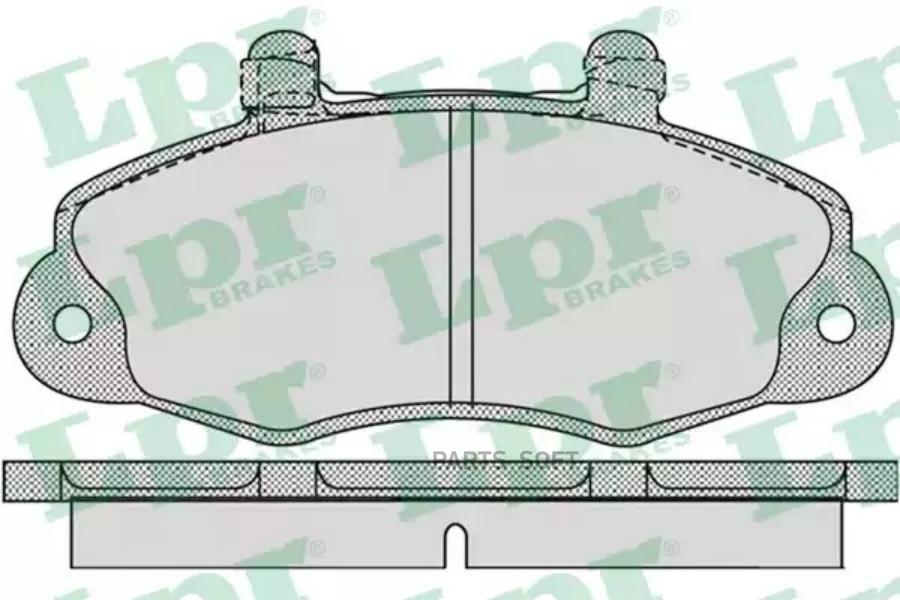 

Колодки Тормозные Ford Transit R14" 91-00 Передние С Индикат.Износа Lpr арт. 05P1059