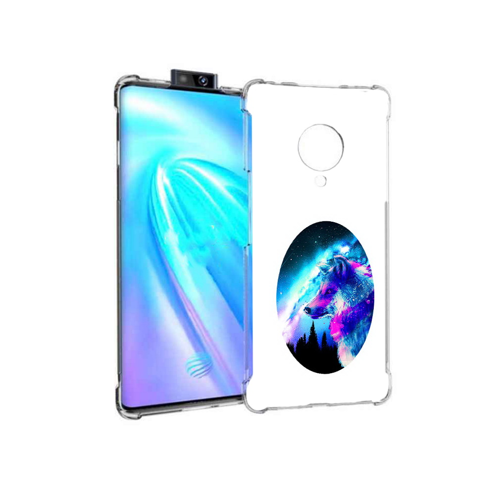 

Чехол MyPads Tocco для Vivo NEX 3 голубой волк (PT136035.381.293), Прозрачный, Tocco