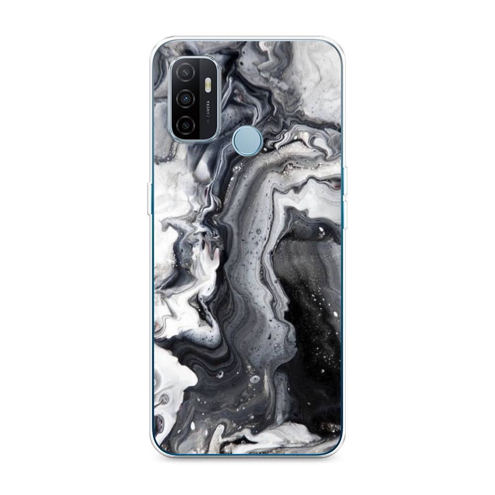 

Чехол Awog на Oppo A53 "Бело-черные сложные полосы", Разноцветный, 254350-3