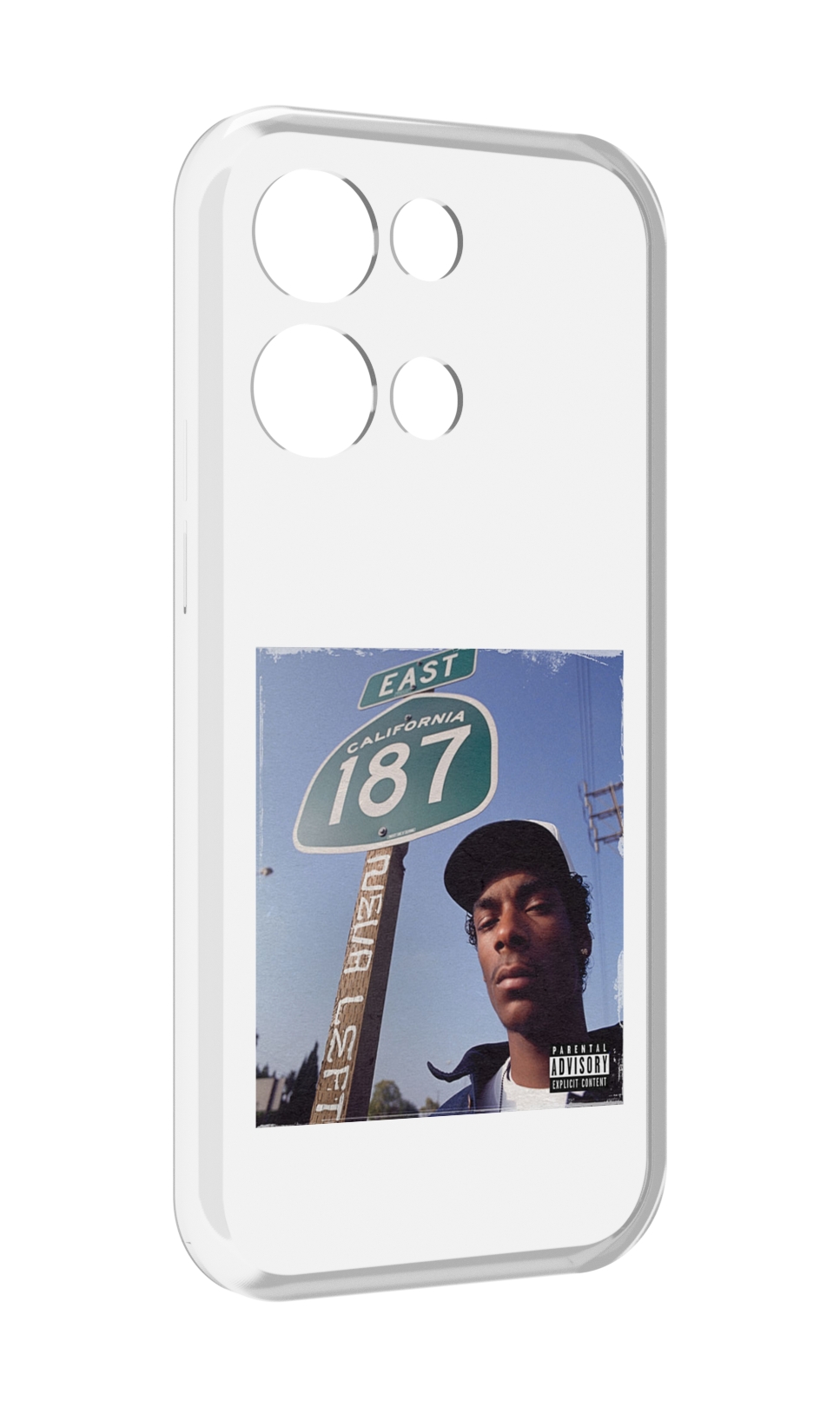 

Чехол MyPads Snoop Dogg NEVA LEFT для OPPO Reno8 Pro, Прозрачный, Tocco