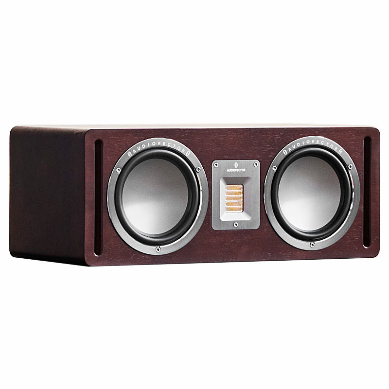 фото Центральный канал audiovector qr c dark walnut veneer