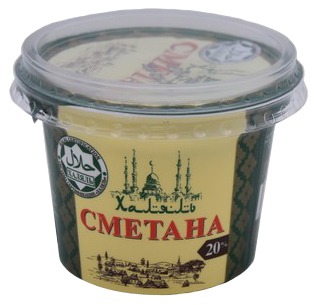 

Сметана Халяль 20% 180 г