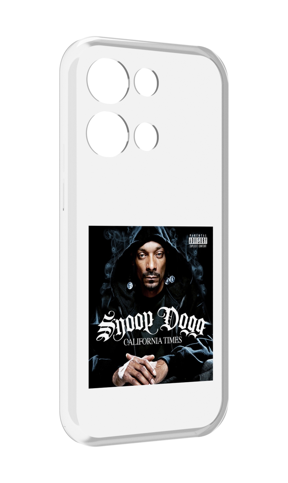 

Чехол MyPads Snoop Dogg CALIFORNIA TIMES для OPPO Reno8 Pro, Прозрачный, Tocco