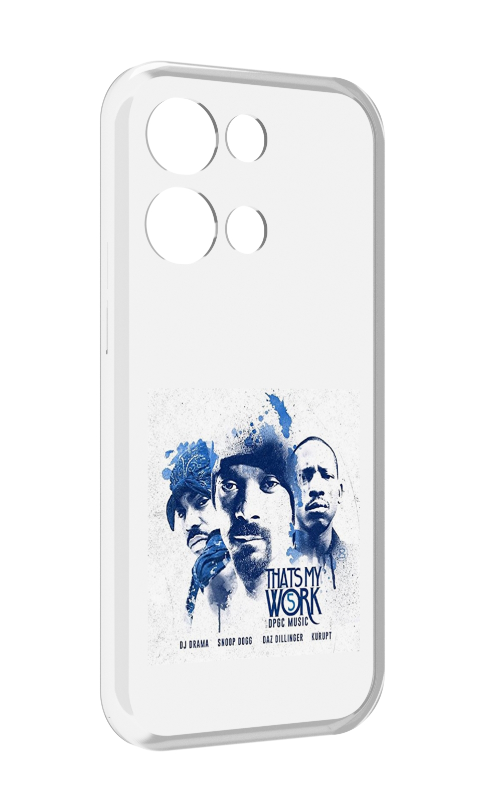 

Чехол MyPads Snoop Dogg THAT’S MY WORK VOL для OPPO Reno8 Pro, Прозрачный, Tocco