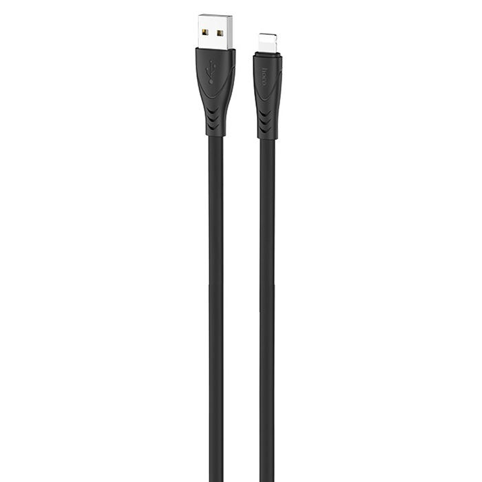 фото Кабель usb 2.0 a (m) - lightning (m) 1м hoco x42 soft - черный