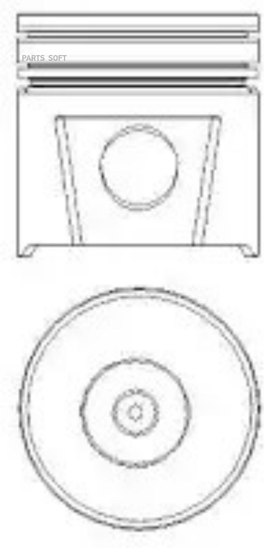 

Поршень NURAL d93.67x2.5x2x4 +0.65 Ford Transit 2.5D 88-
