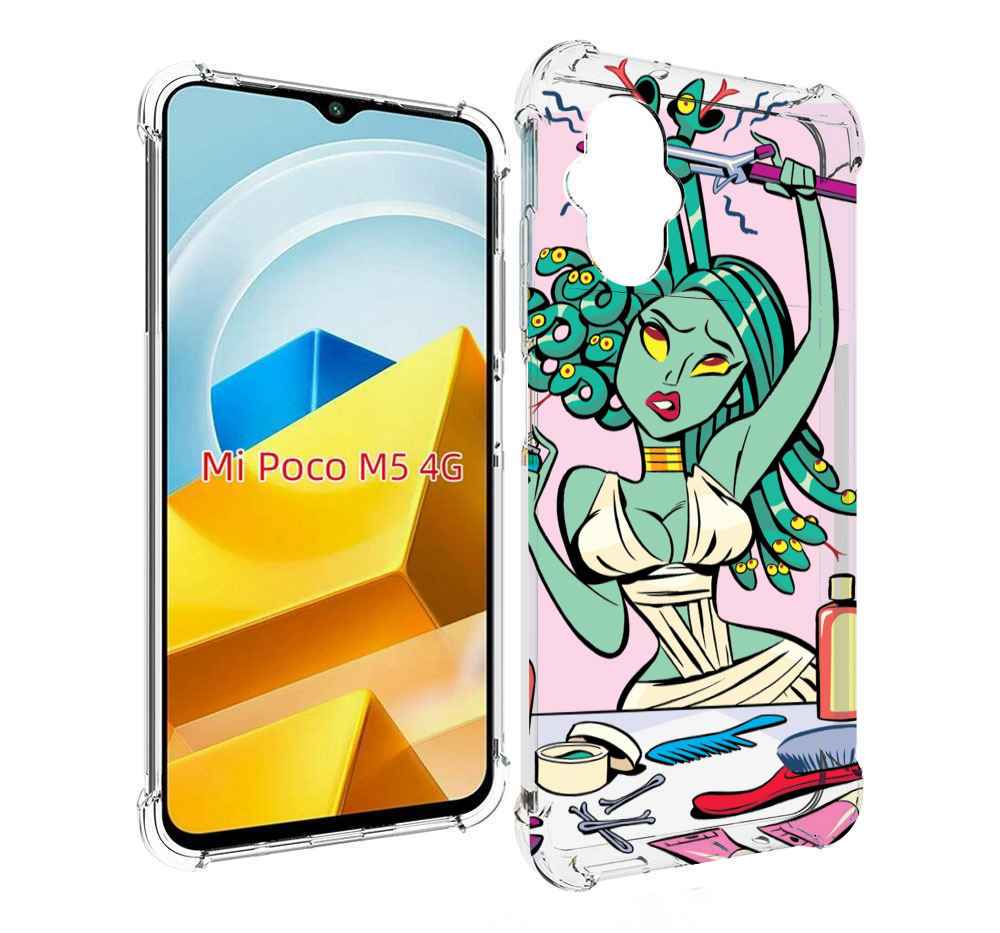 

Чехол MyPads Tocco для Xiaomi M5 медуза расчесывается женский, Прозрачный, Tocco