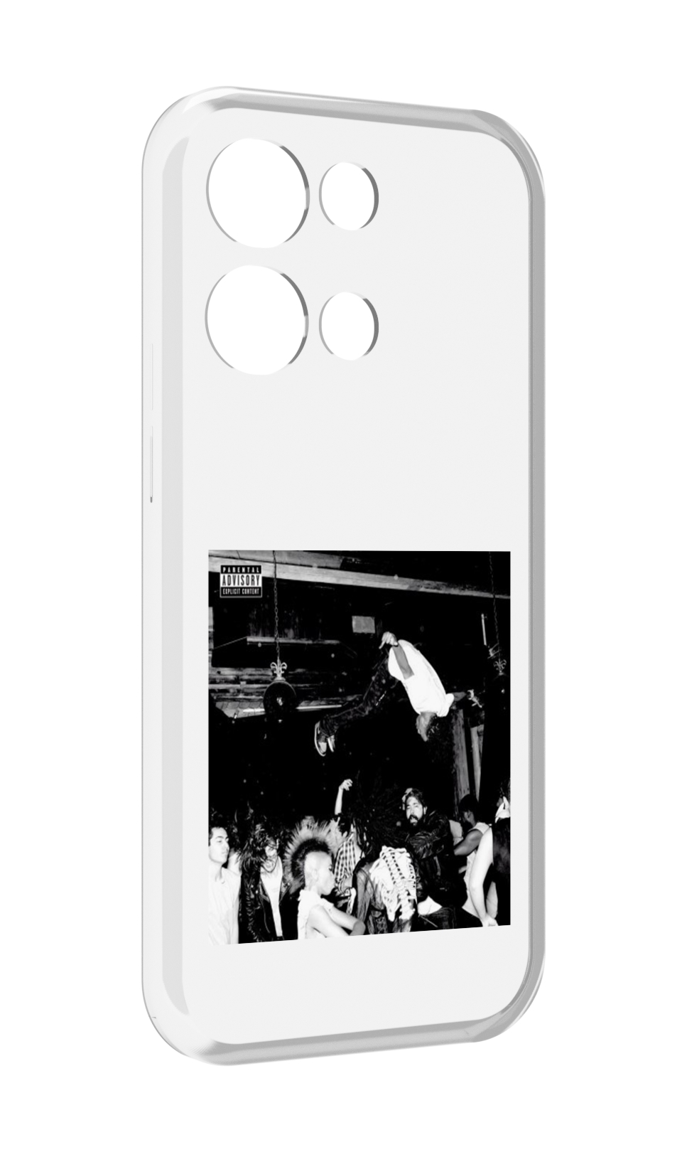 

Чехол MyPads Playboi Carti - Die Lit для OPPO Reno8 Pro, Прозрачный, Tocco