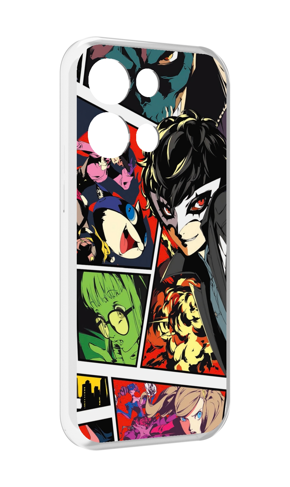 

Чехол MyPads Persona 5 art для OPPO Reno8 Pro, Прозрачный, Tocco