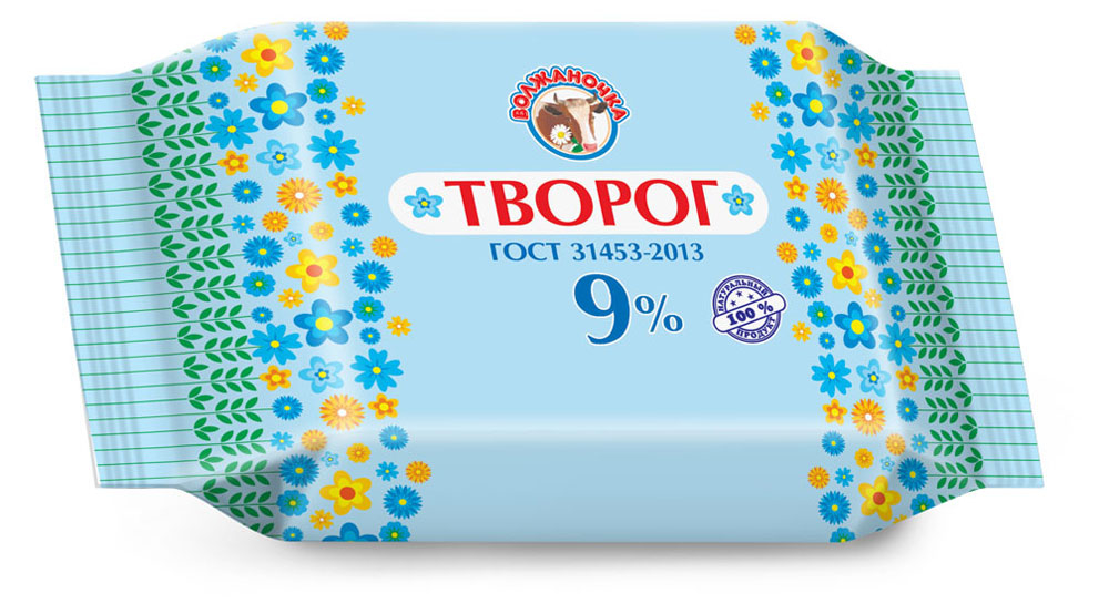

Творог Волжаночка 9% 170г