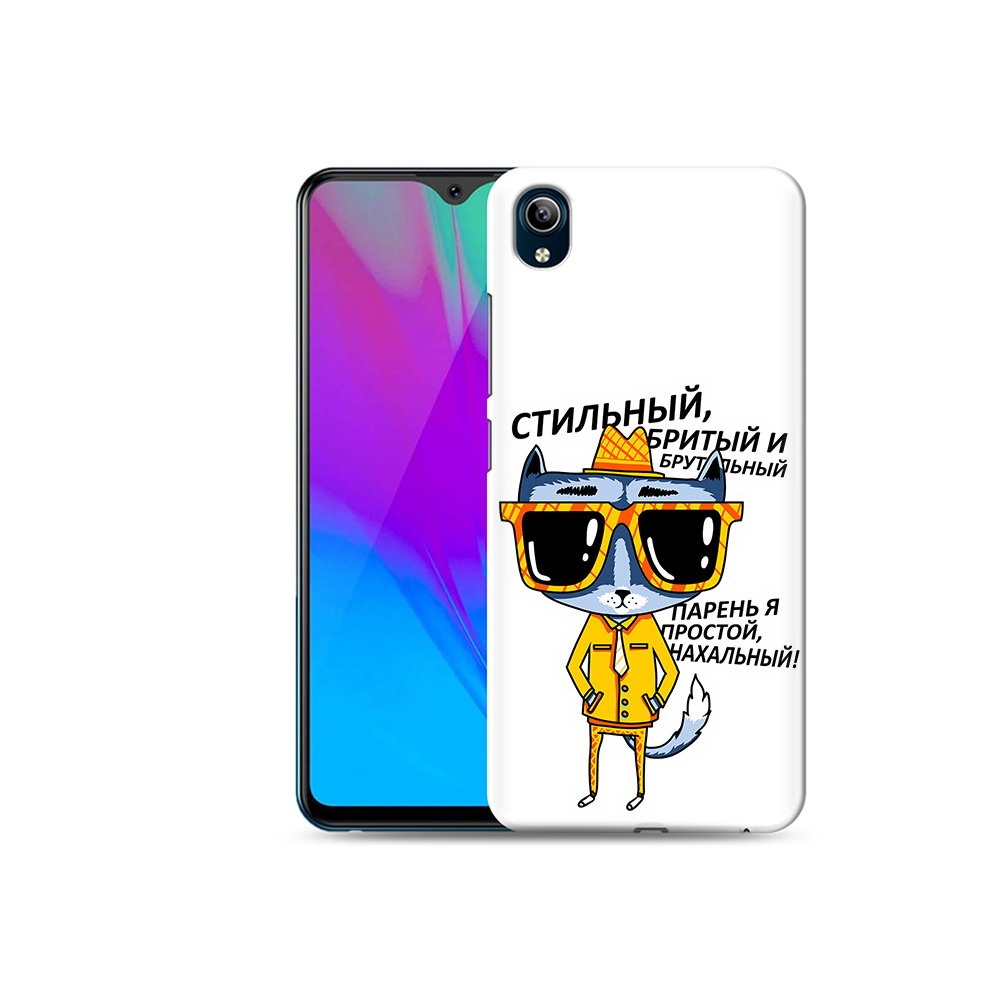 

Чехол MyPads Tocco для Vivo Y91C стильный кот (PT156610.438.625), Прозрачный, Tocco