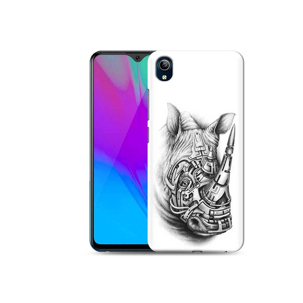

Чехол MyPads Tocco для Vivo Y91C стальной носорог (PT156610.438.620), Прозрачный, Tocco