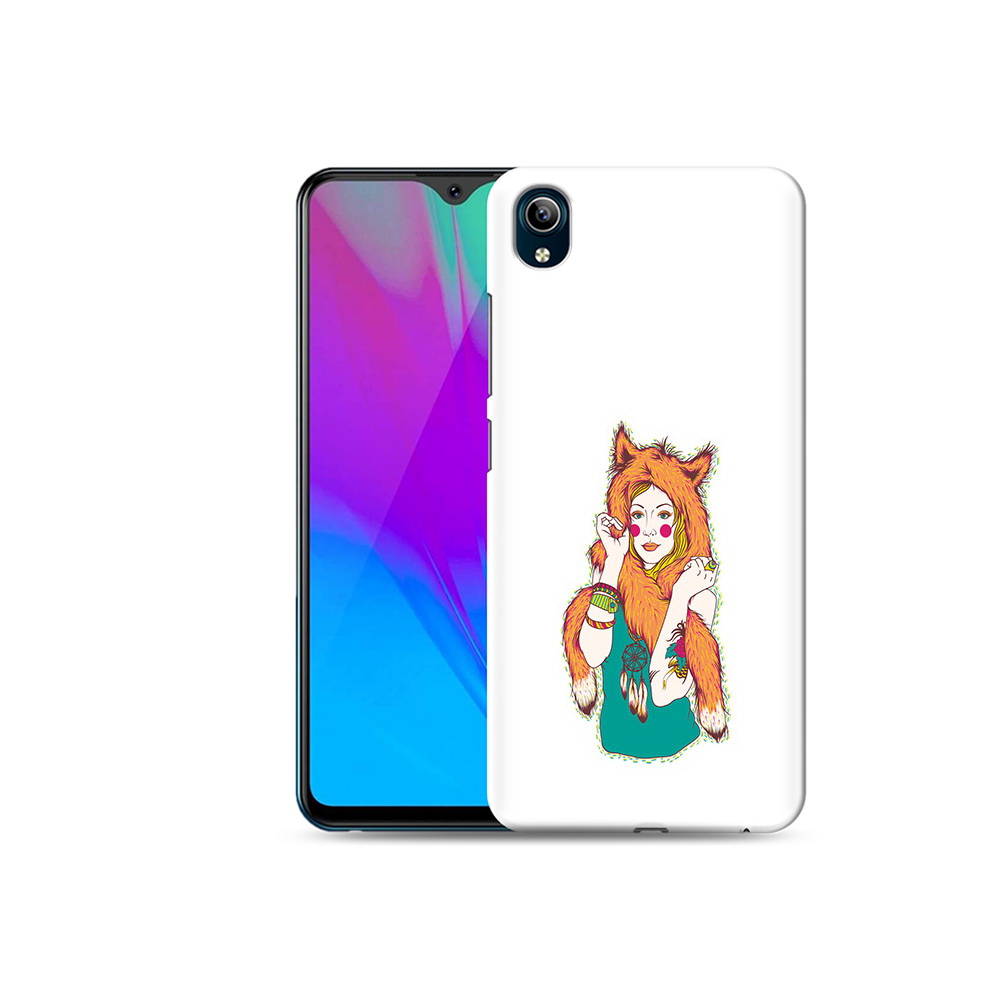 

Чехол MyPads Tocco для Vivo Y91C Девушка лиса (PT156610.438.62), Прозрачный, Tocco