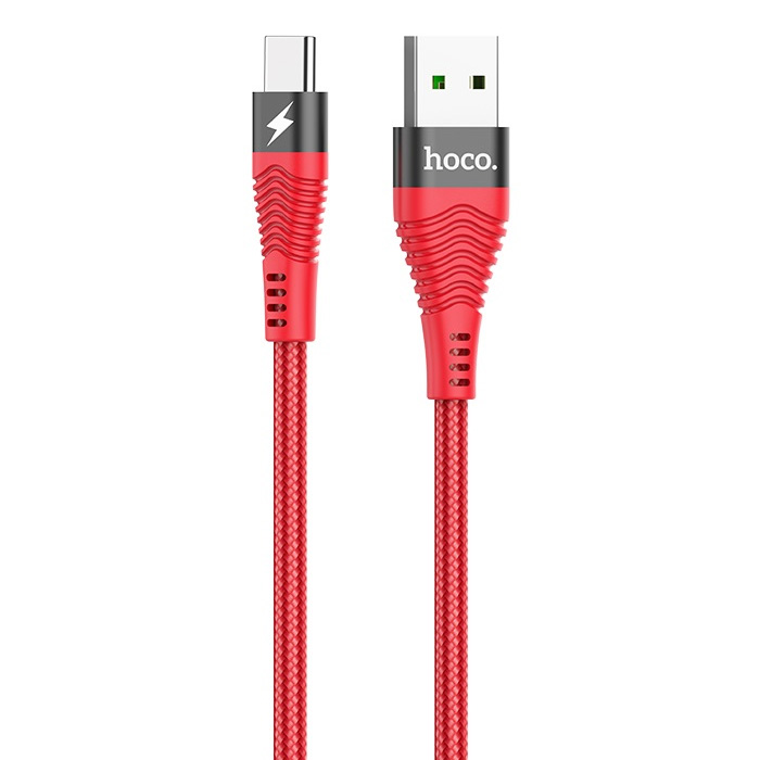 фото Кабель usb 2.0 a (m) - usb type-c (m) 1.2м hoco u53 - красный