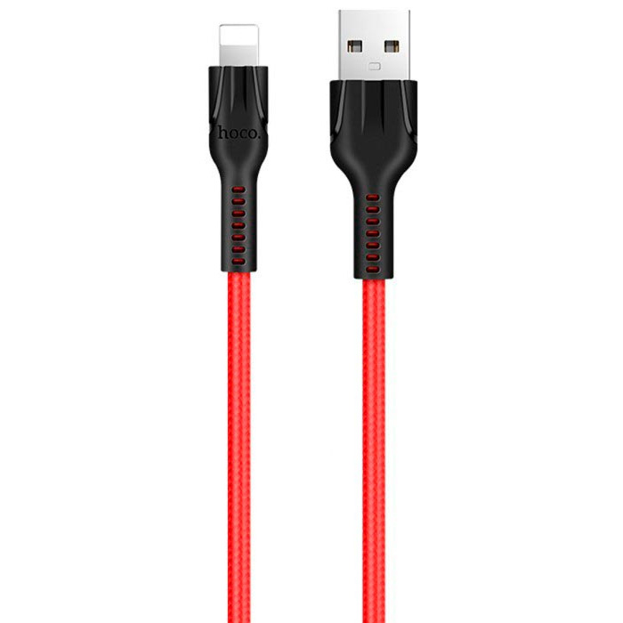 фото Кабель usb 2.0 a (m) - lightning (m) 1м hoco u31 benay - красный