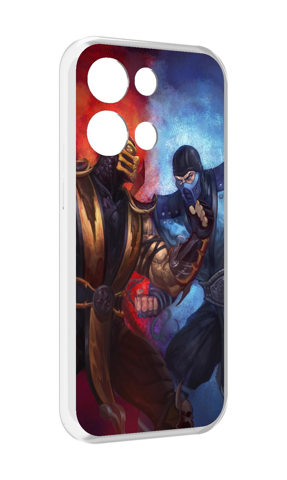 

Чехол MyPads Mortal Kombat art для OPPO Reno8 Pro, Прозрачный, Tocco