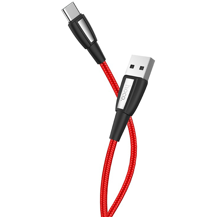 фото Кабель usb 2.0 a (m) - usb type-c (m) 1м hoco x39 titan - красный