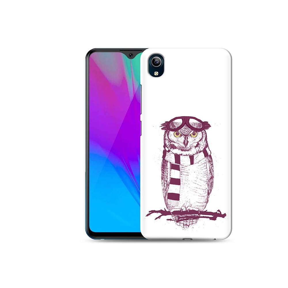 

Чехол MyPads Tocco для Vivo Y91C сова-летчик (PT156610.438.612), Прозрачный, Tocco