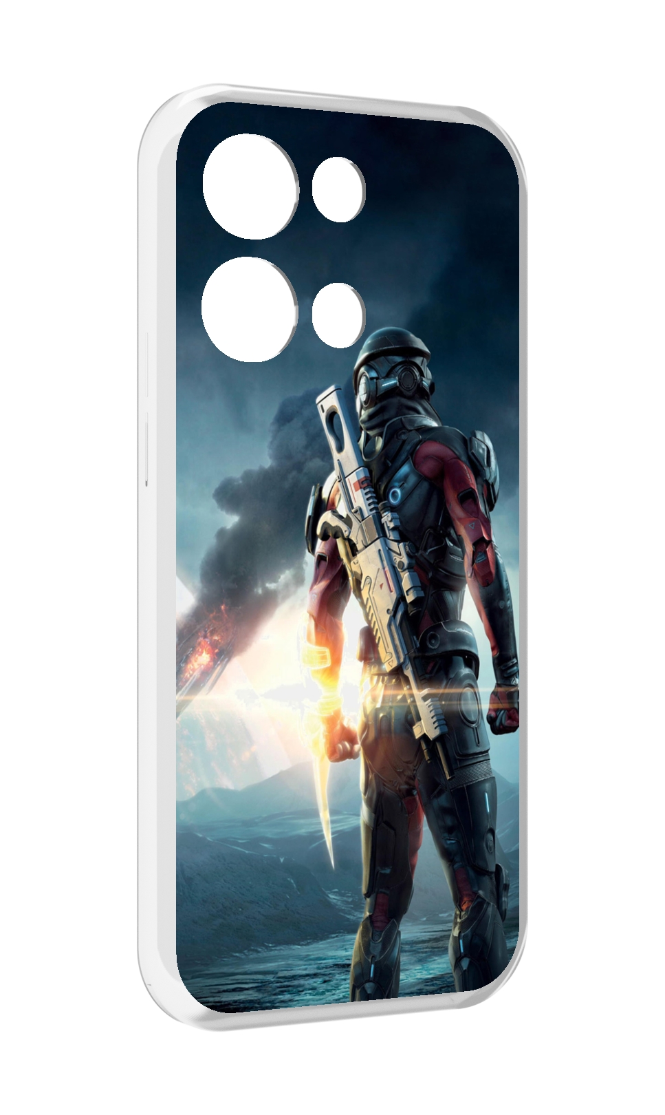 

Чехол MyPads Mass Effect Andromeda Ryder для OPPO Reno8 Pro, Прозрачный, Tocco