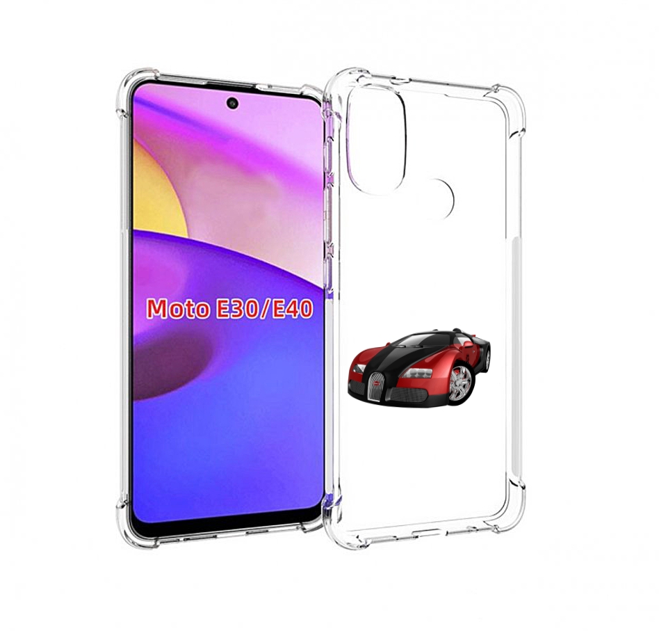 

Чехол бампер MyPads Бука мужской для Motorola Moto E30., Прозрачный, Tocco